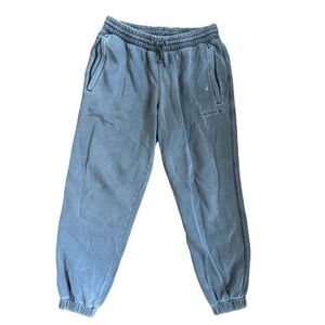Adidas Mens Gray Jogger Fleece Athletic Sweatpants Casual Pants Medium